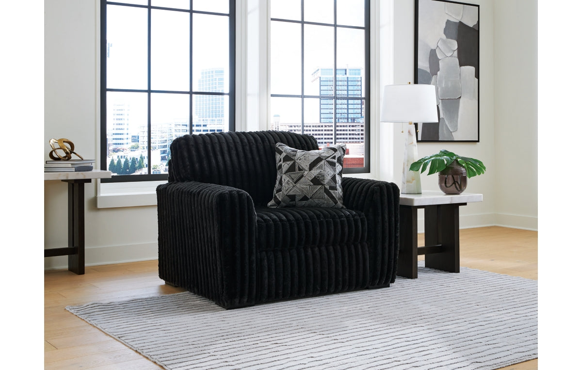 Midnight-Madness Oversized Chair