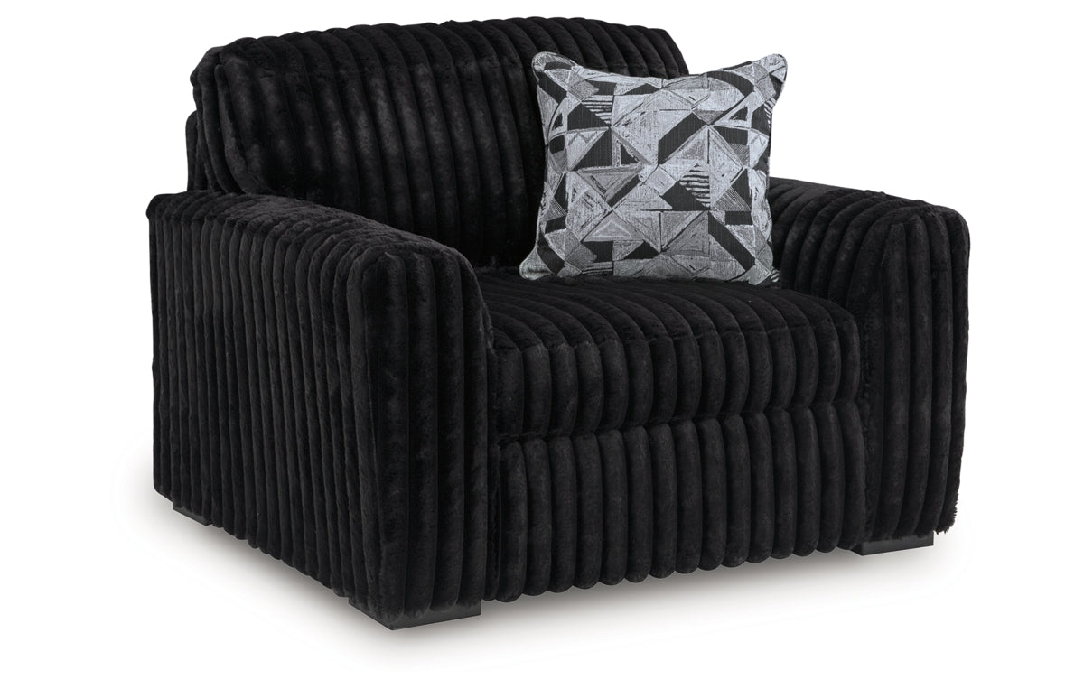 Midnight-Madness Oversized Chair