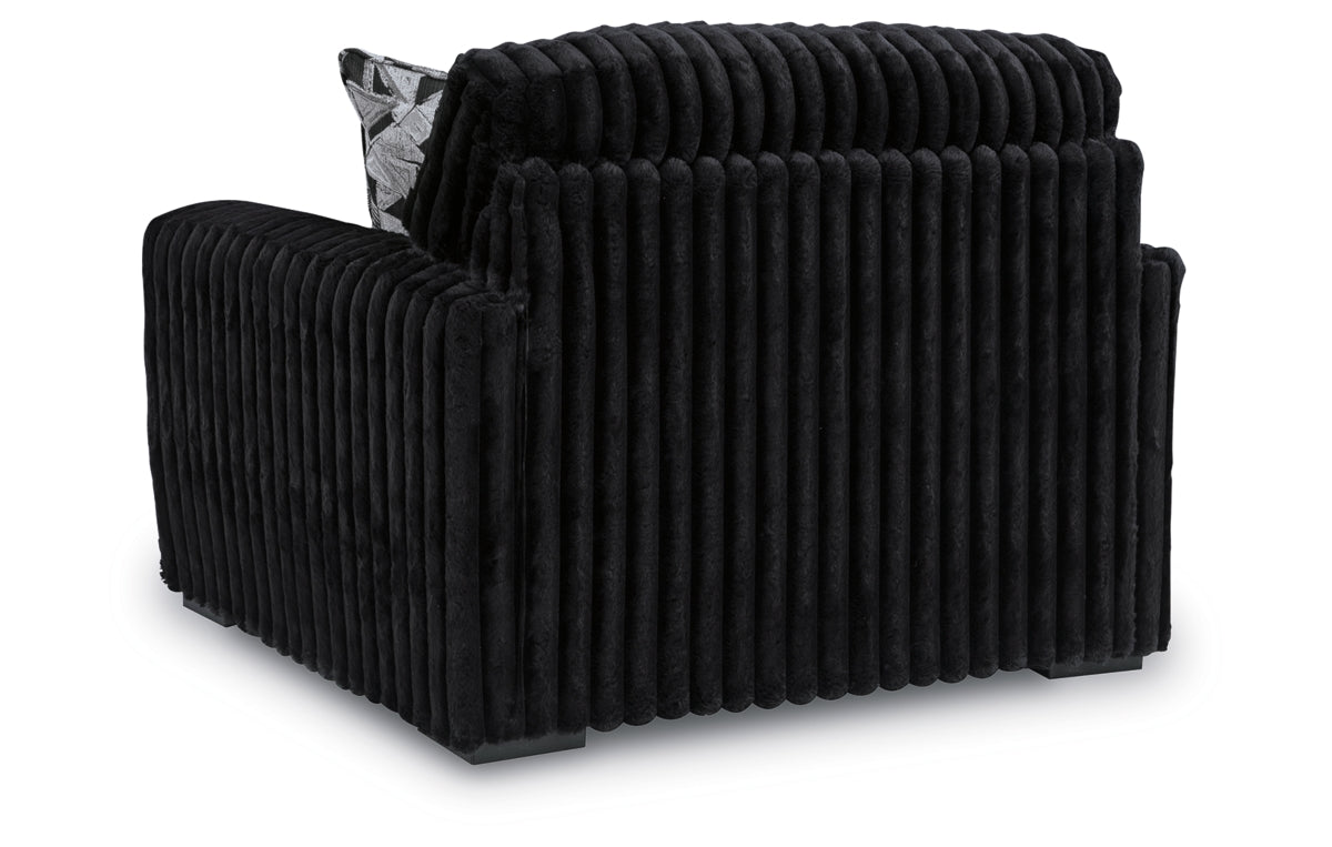 Midnight-Madness Oversized Chair