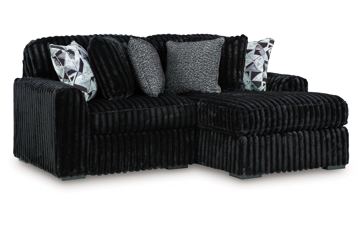 Midnight-Madness 2-Piece Sectional with Chaise
