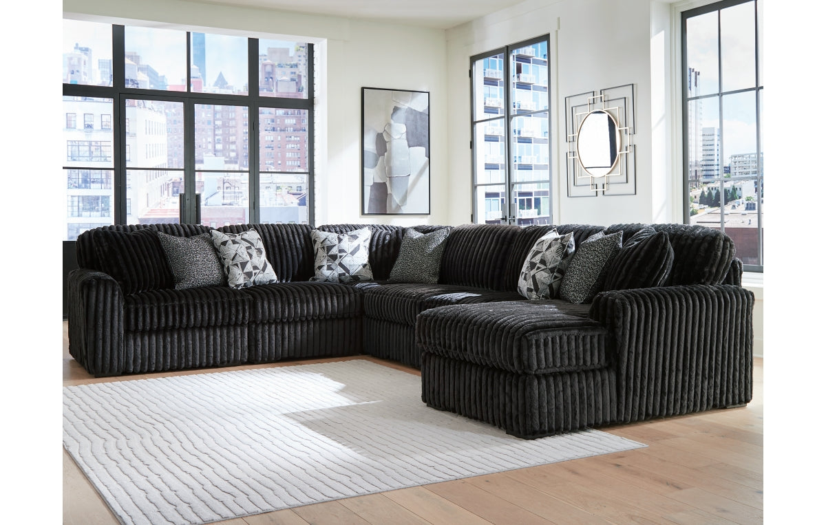 Midnight-Madness 6-Piece Sectional with Chaise