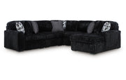Midnight-Madness 6-Piece Sectional with Chaise