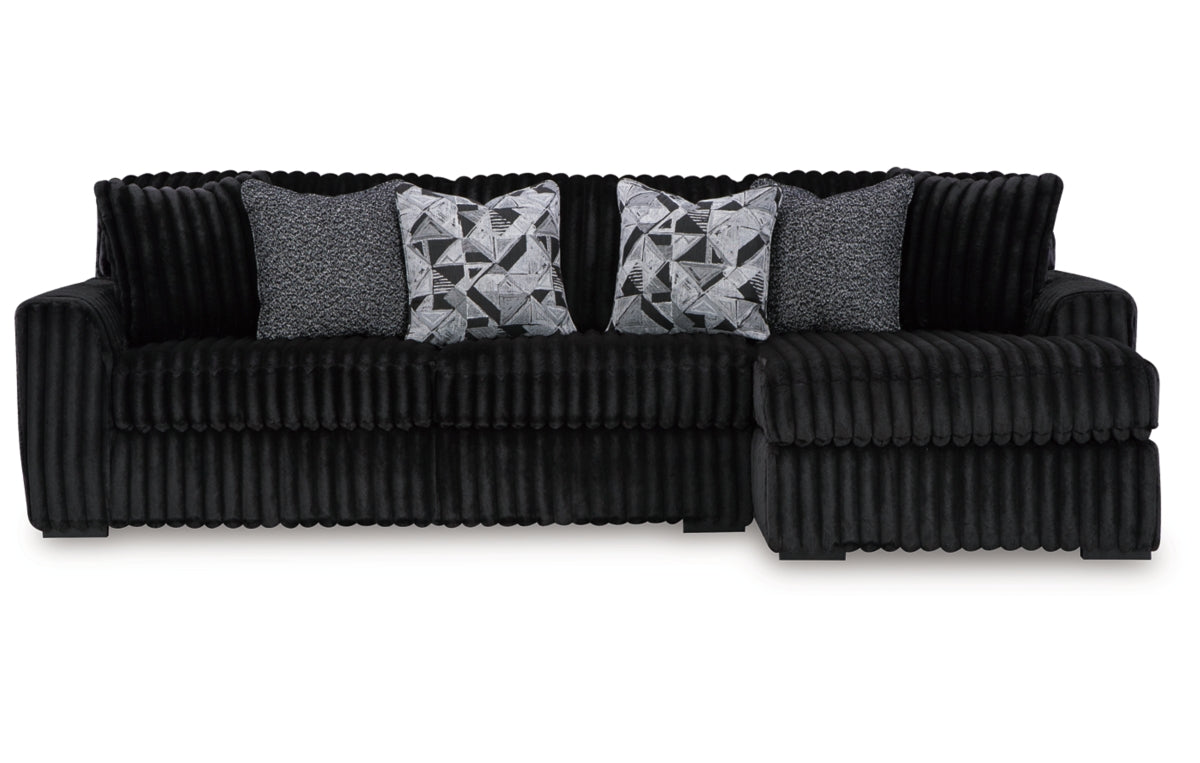 Midnight-Madness 2-Piece Sectional Sofa with Chaise