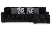 Midnight-Madness 2-Piece Sectional Sofa with Chaise
