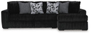 Midnight-Madness 3-Piece Sectional with Chaise