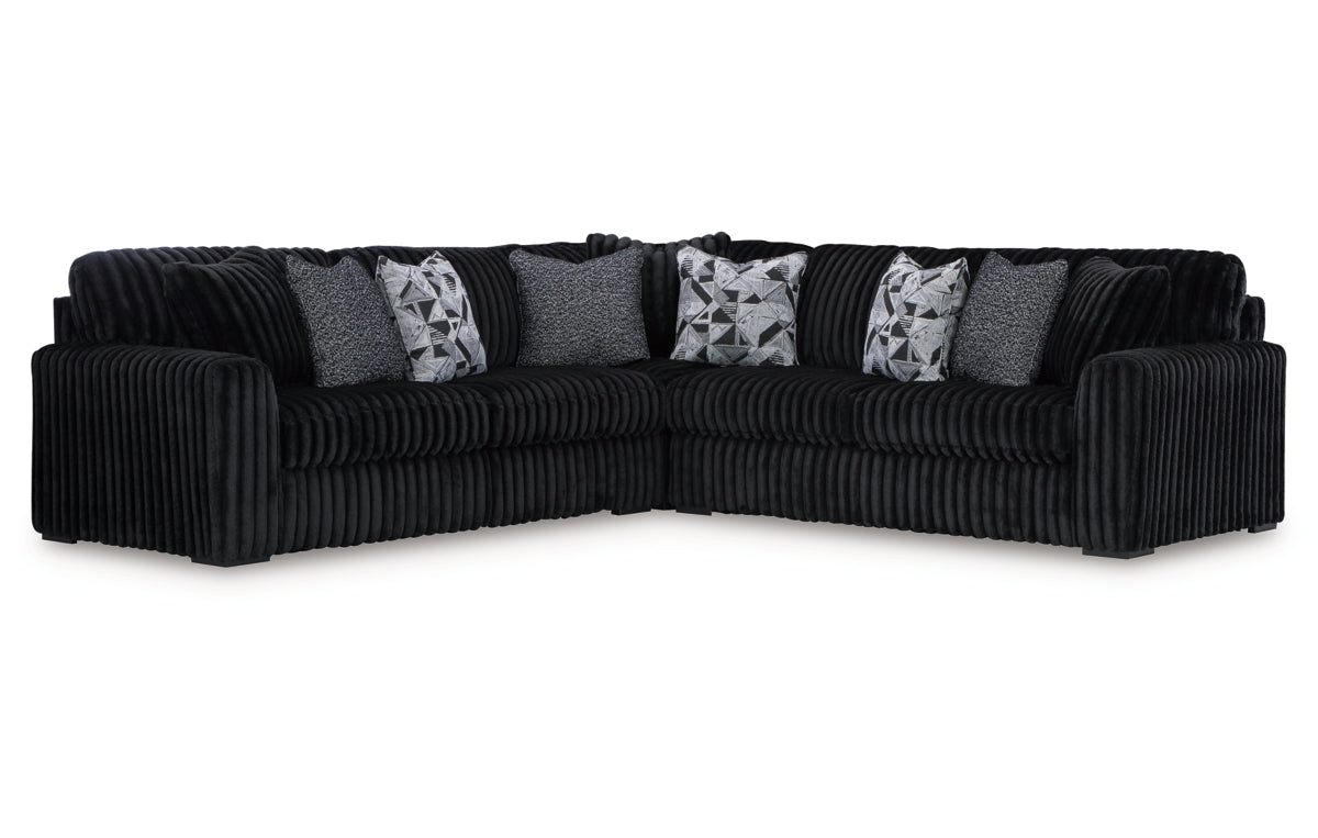 Midnight-Madness 3-Piece Sectional