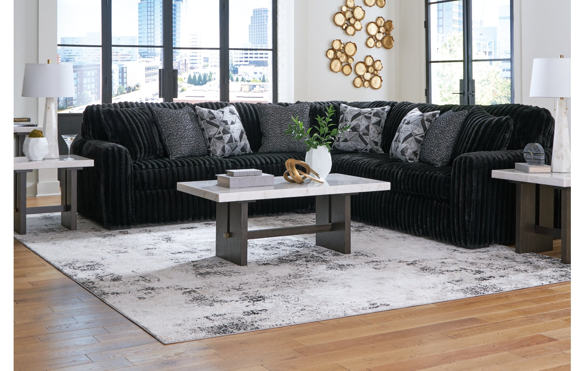 Midnight-Madness 3-Piece Sectional