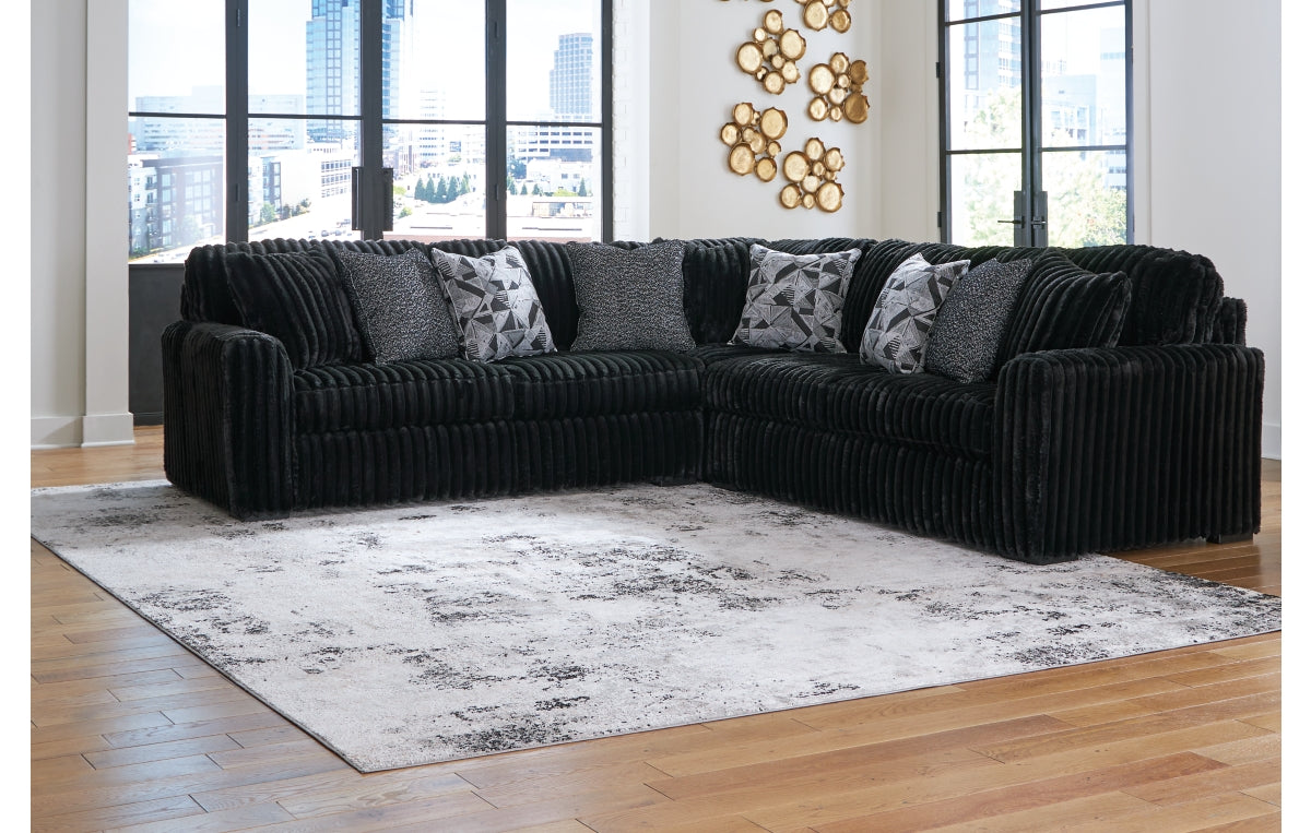 Midnight-Madness 3-Piece Sectional