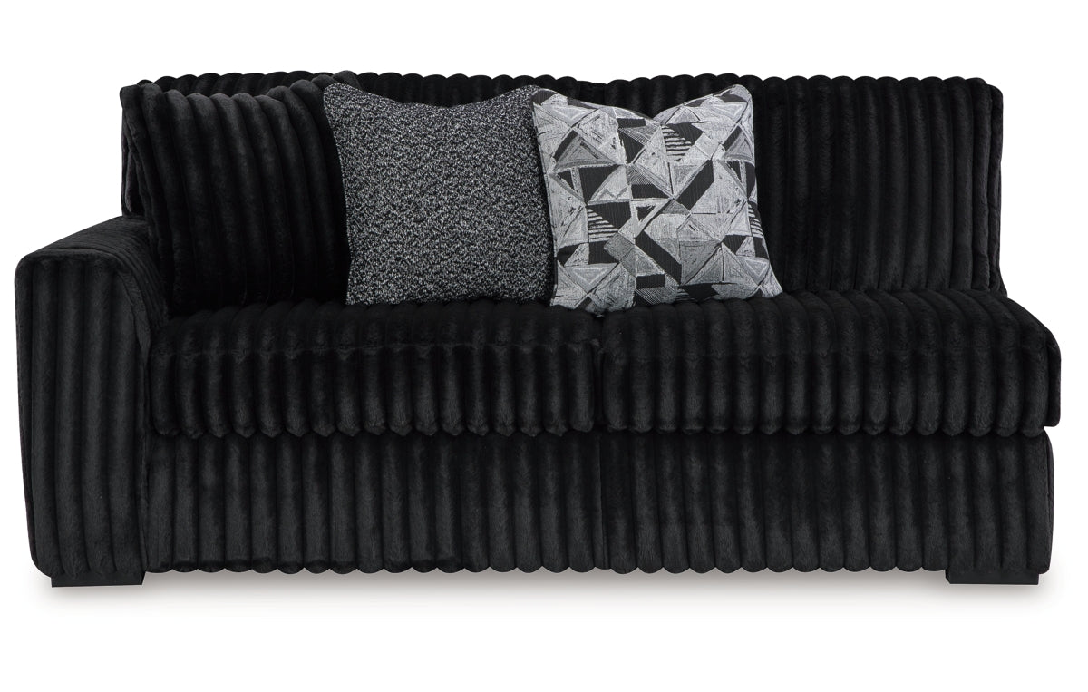 Midnight-Madness 3-Piece Sectional with Chaise