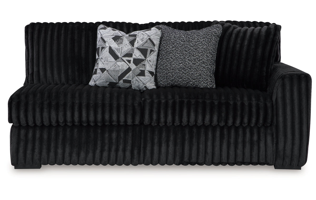 Midnight-Madness 3-Piece Sectional with Chaise