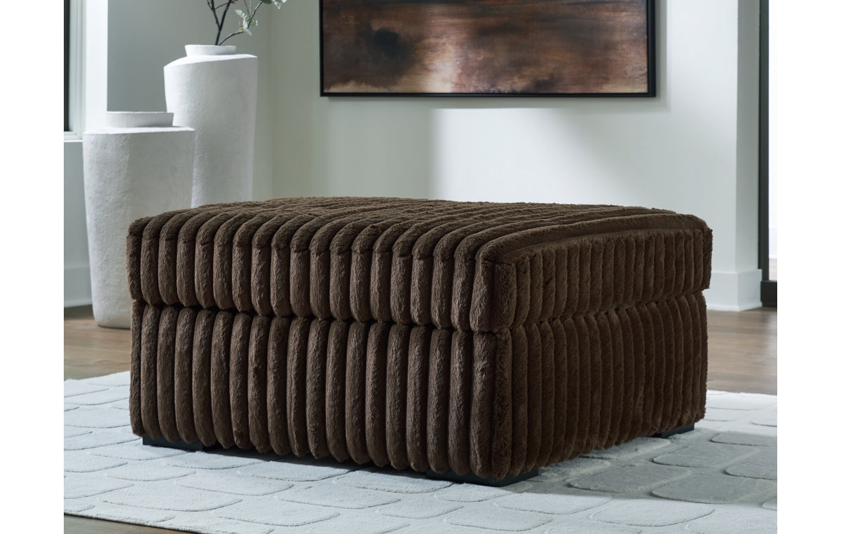 Midnight-Madness Oversized Accent Ottoman