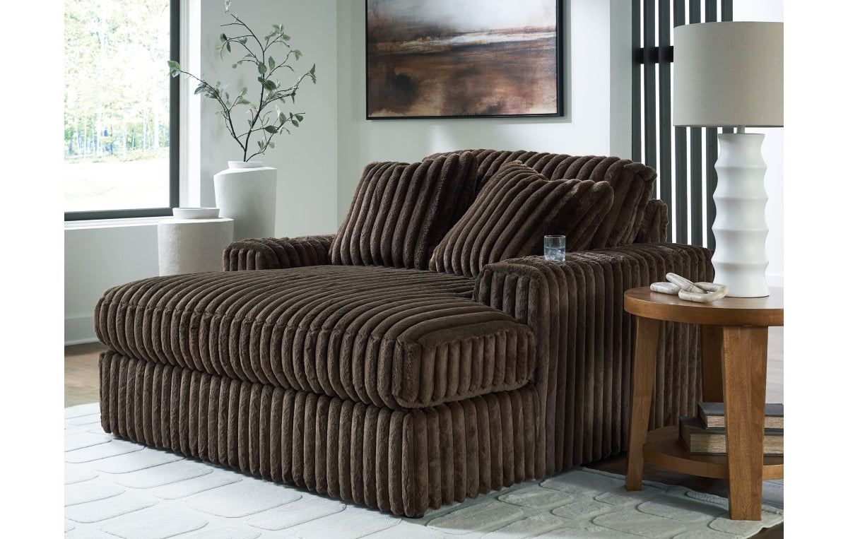 Midnight-Madness Oversized Chaise