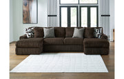 Midnight-Madness 3-Piece Sectional with Chaise