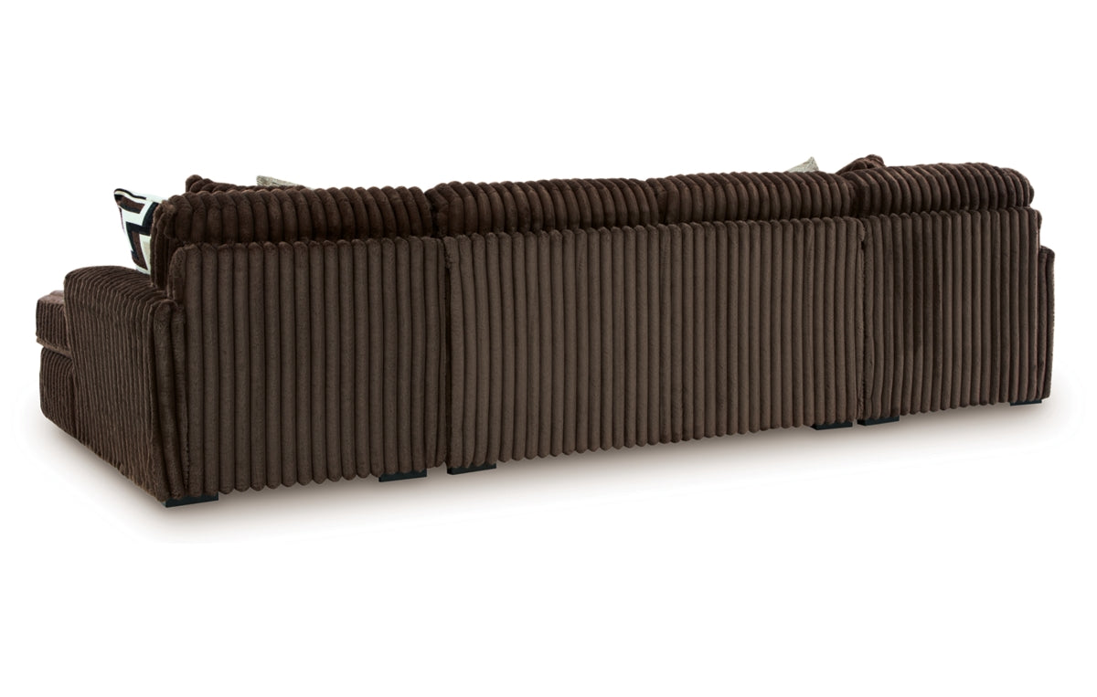 Midnight-Madness 3-Piece Sectional with Chaise