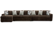 Midnight-Madness 3-Piece Sectional with Chaise