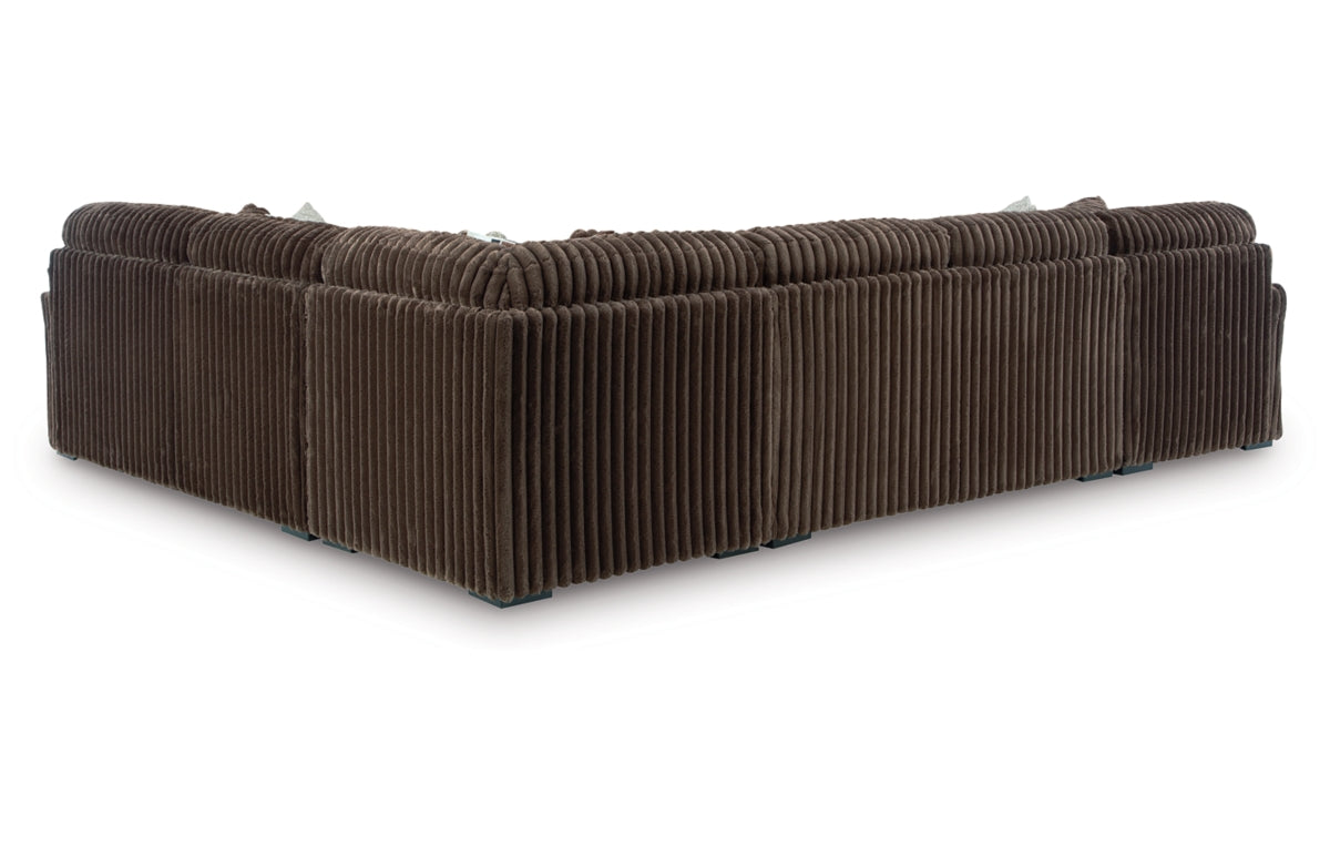 Midnight-Madness 4-Piece Sectional with Chaise