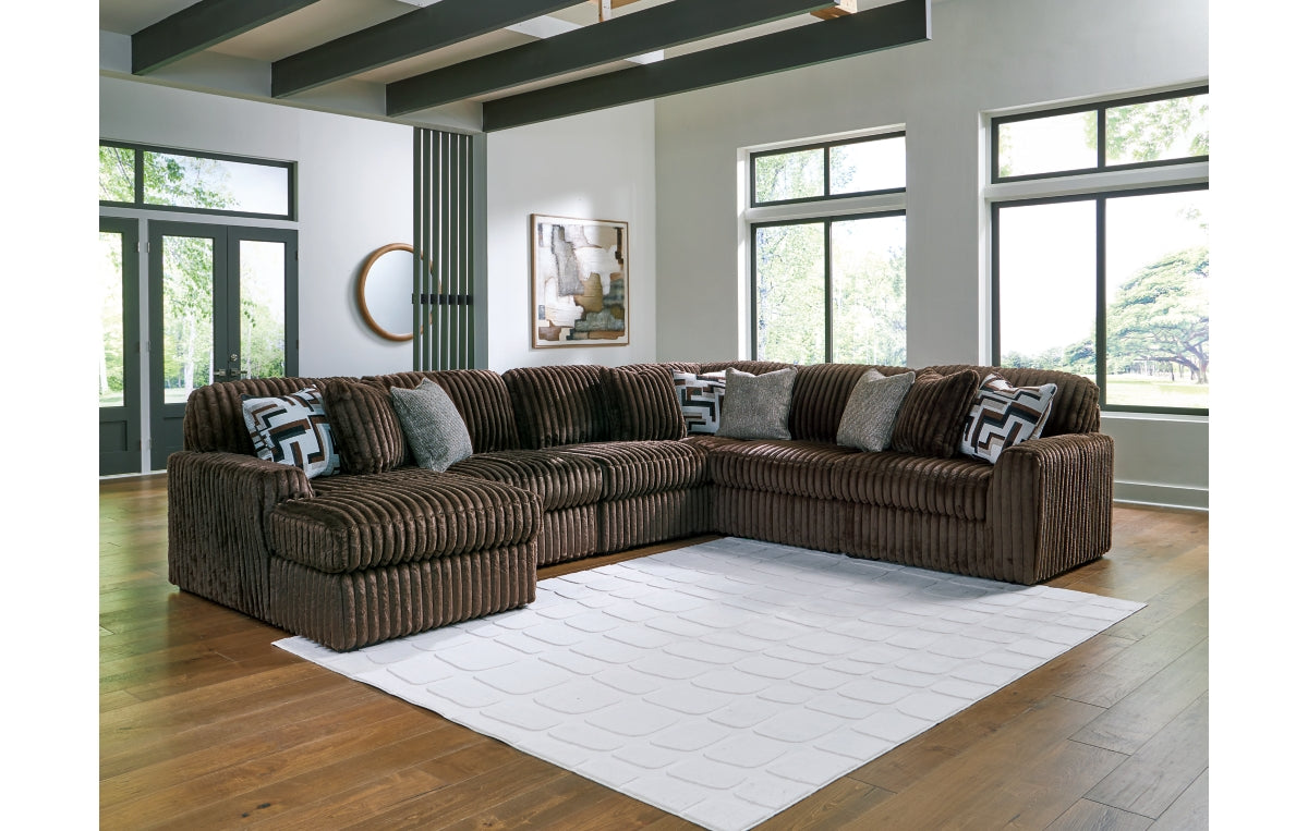 Midnight-Madness 6-Piece Sectional with Chaise