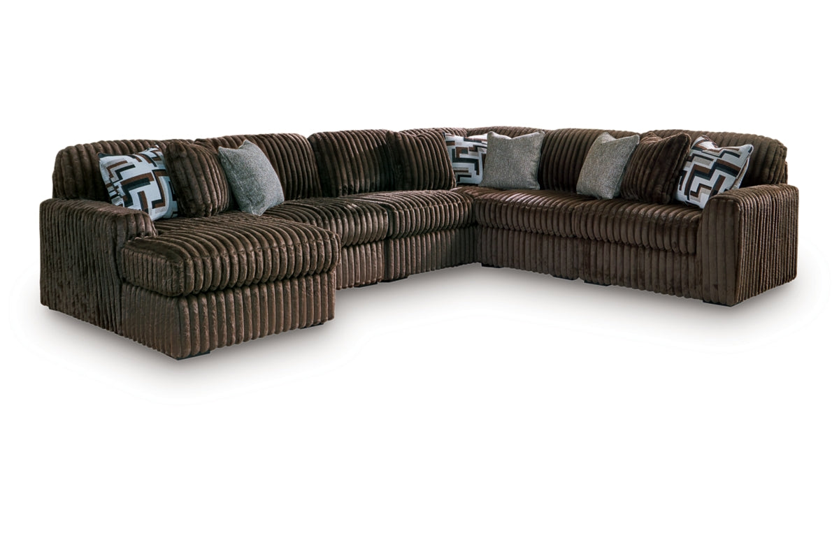 Midnight-Madness 6-Piece Sectional with Chaise