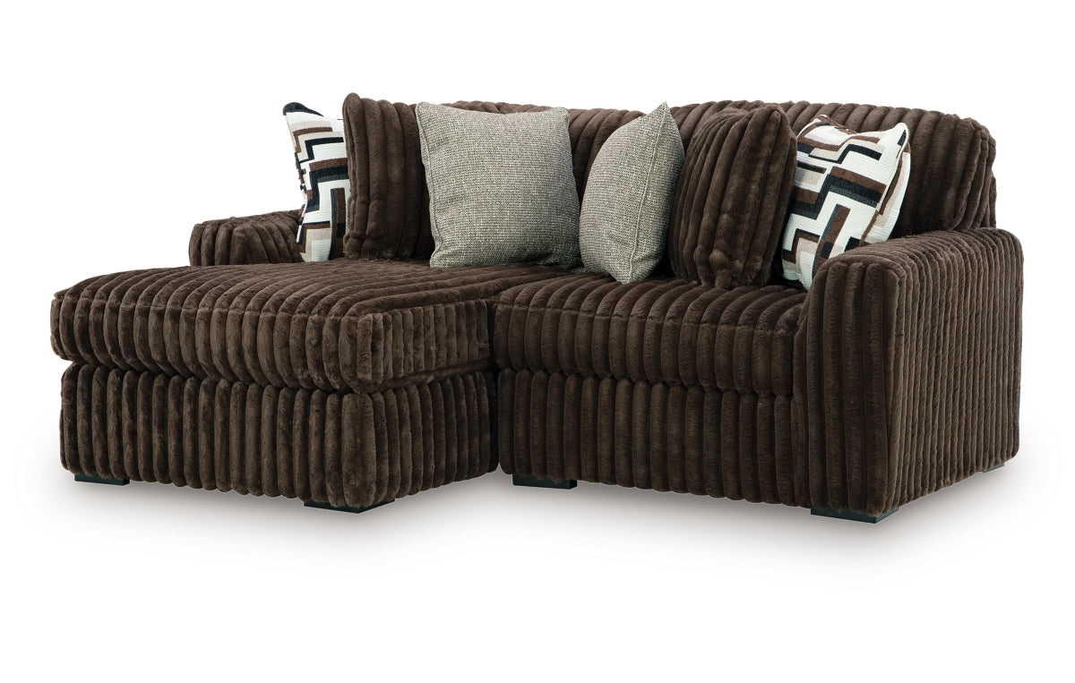 Midnight-Madness 2-Piece Sectional with Chaise