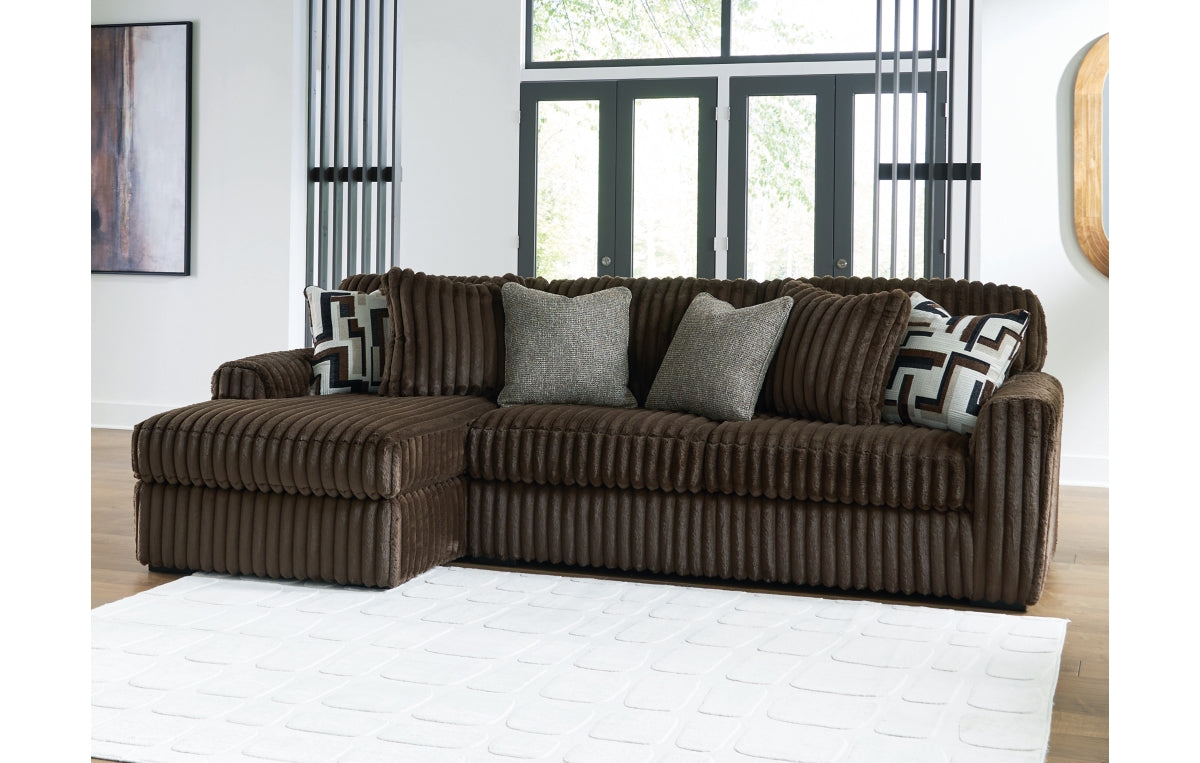 Midnight-Madness 2-Piece Sectional Sofa with Chaise