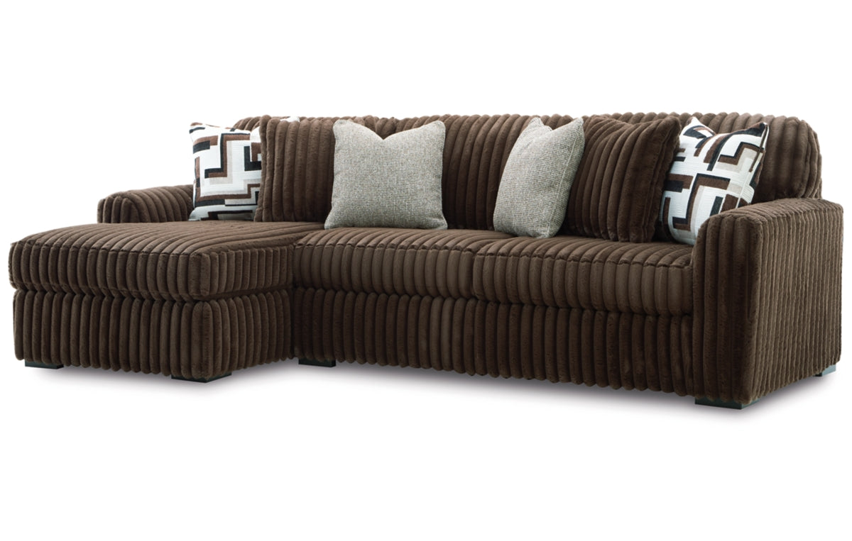 Midnight-Madness 2-Piece Sectional Sofa with Chaise