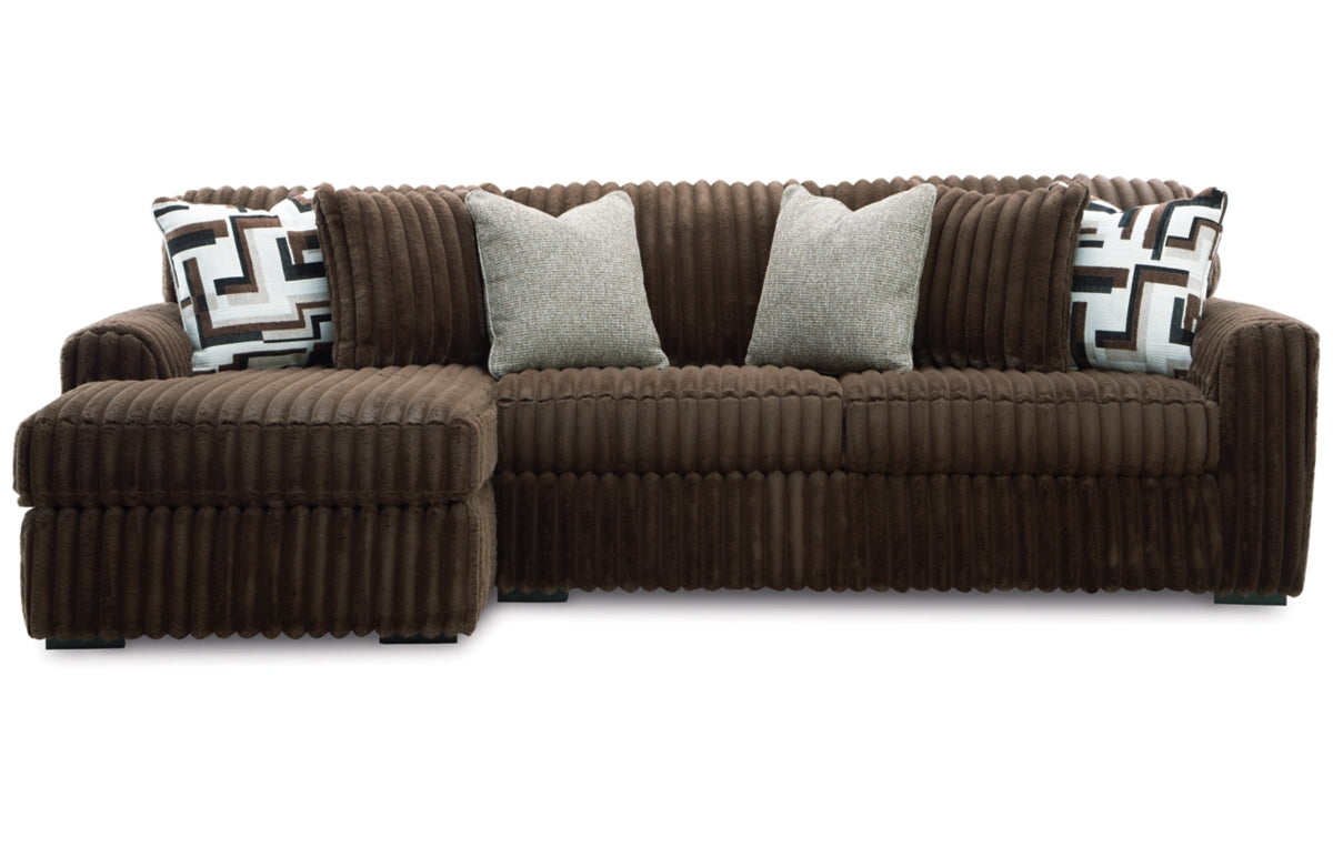 Midnight-Madness 2-Piece Sectional Sofa with Chaise
