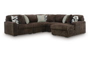 Midnight-Madness 5-Piece Sectional with Chaise