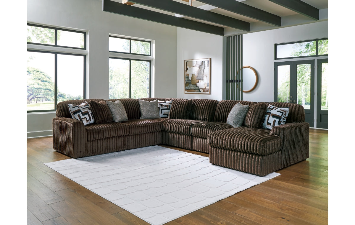 Midnight-Madness 6-Piece Sectional with Chaise
