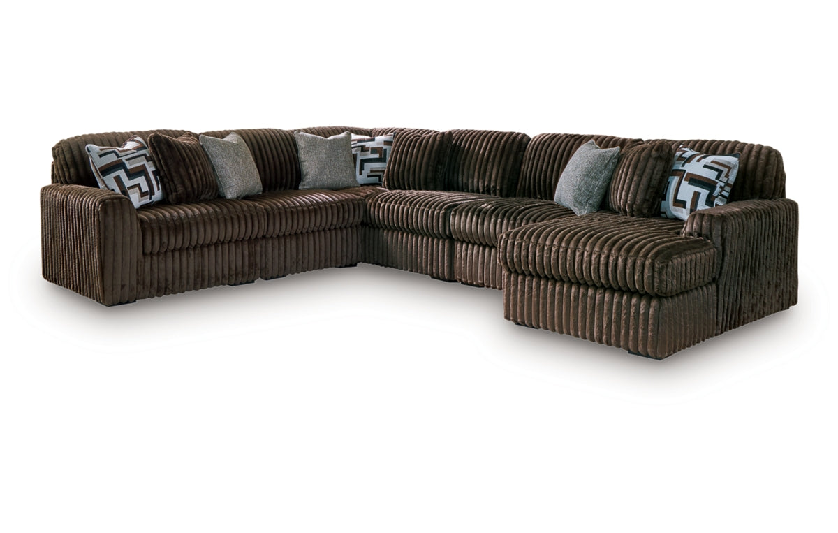 Midnight-Madness 6-Piece Sectional with Chaise