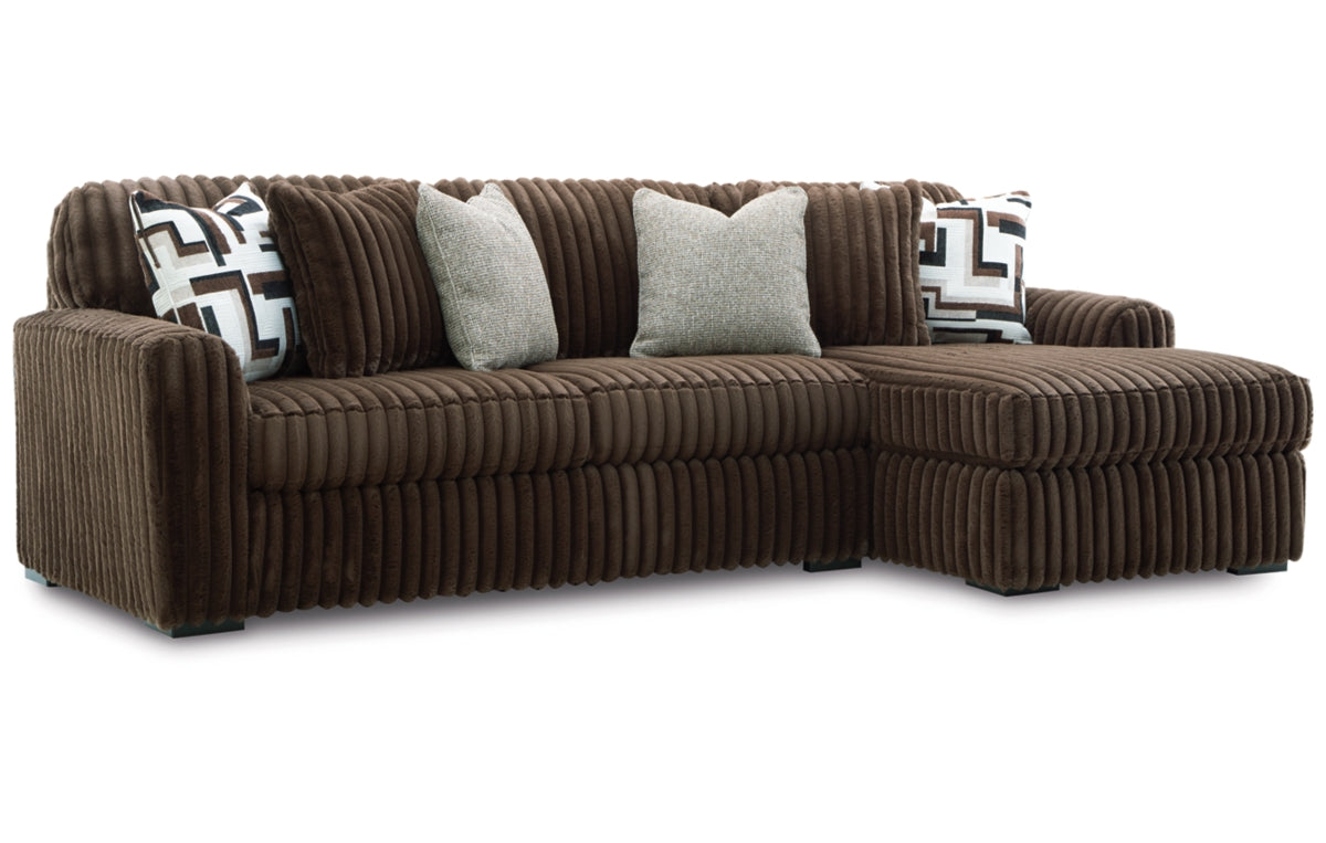 Midnight-Madness 2-Piece Sectional Sofa with Chaise