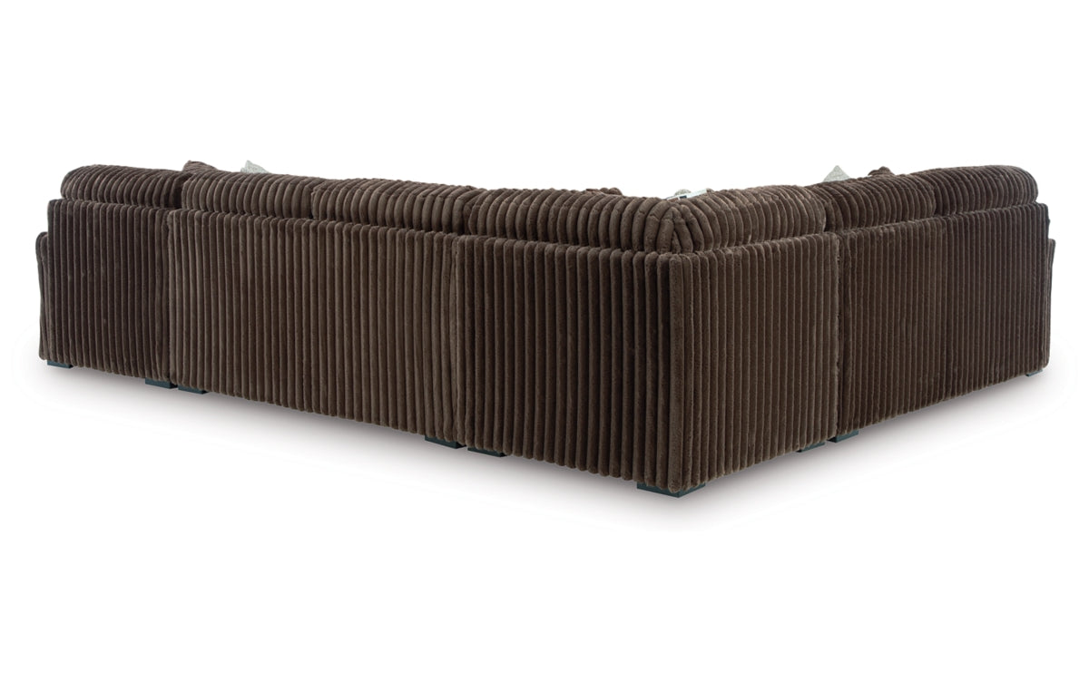 Midnight-Madness 4-Piece Sectional with Chaise