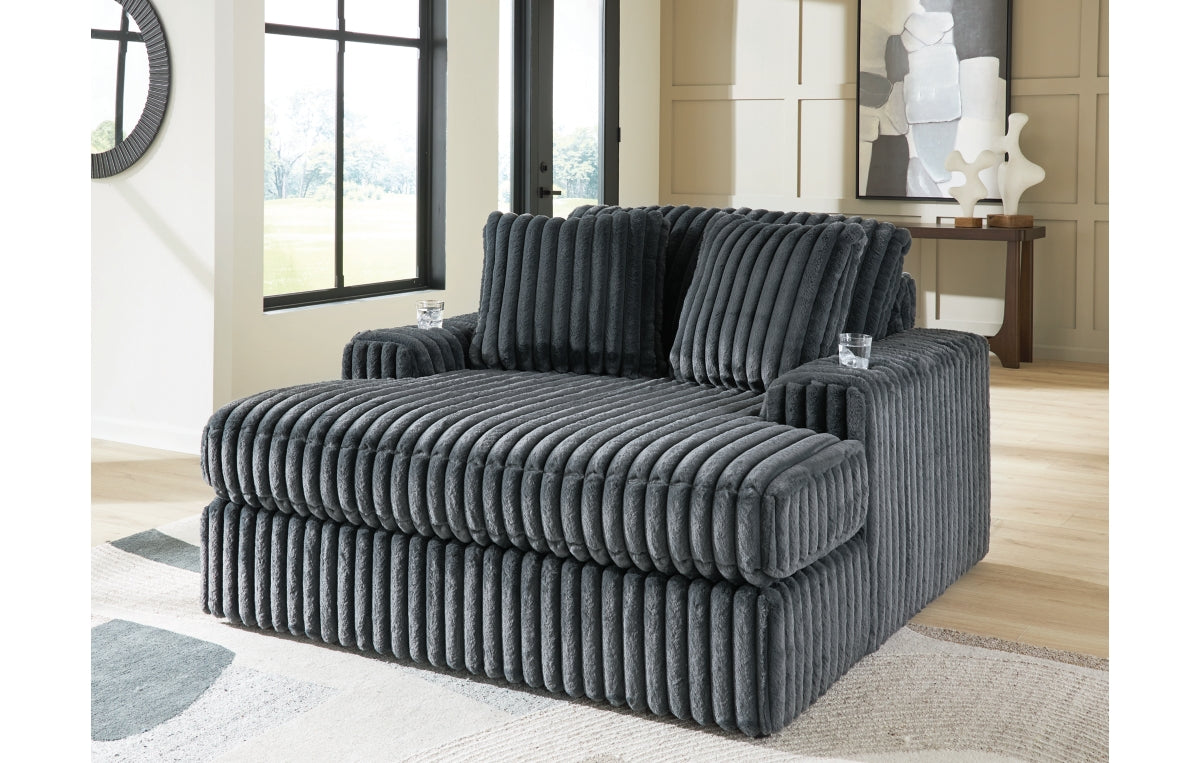 Midnight-Madness Oversized Chaise