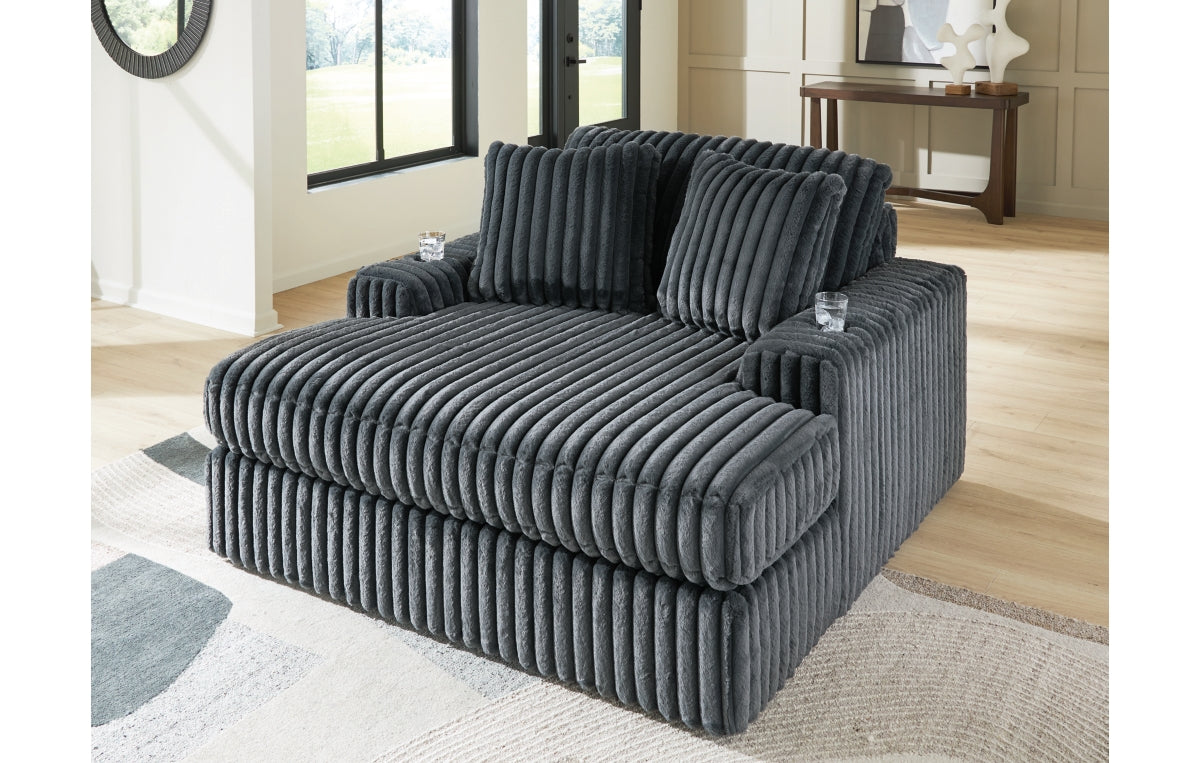 Midnight-Madness Oversized Chaise