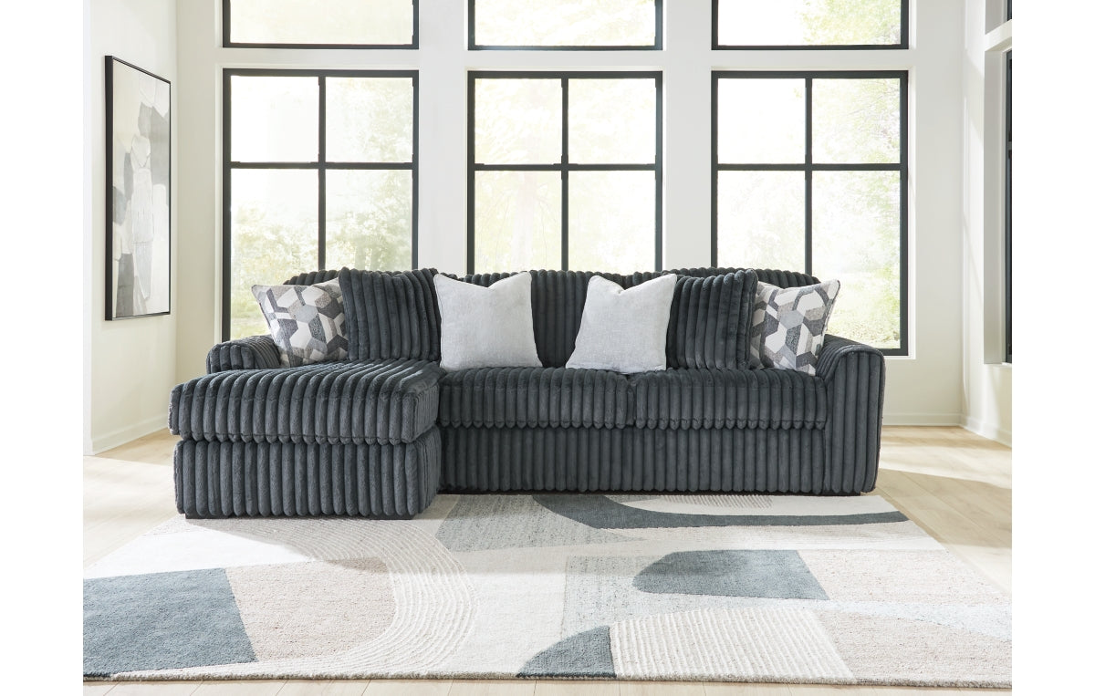 Midnight-Madness 2-Piece Sectional Sofa Chaise
