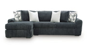 Midnight-Madness 2-Piece Sectional Sofa Chaise