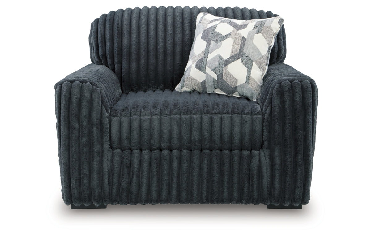 Midnight-Madness Oversized Chair