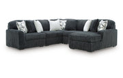 Midnight-Madness 5-Piece Sectional with Chaise