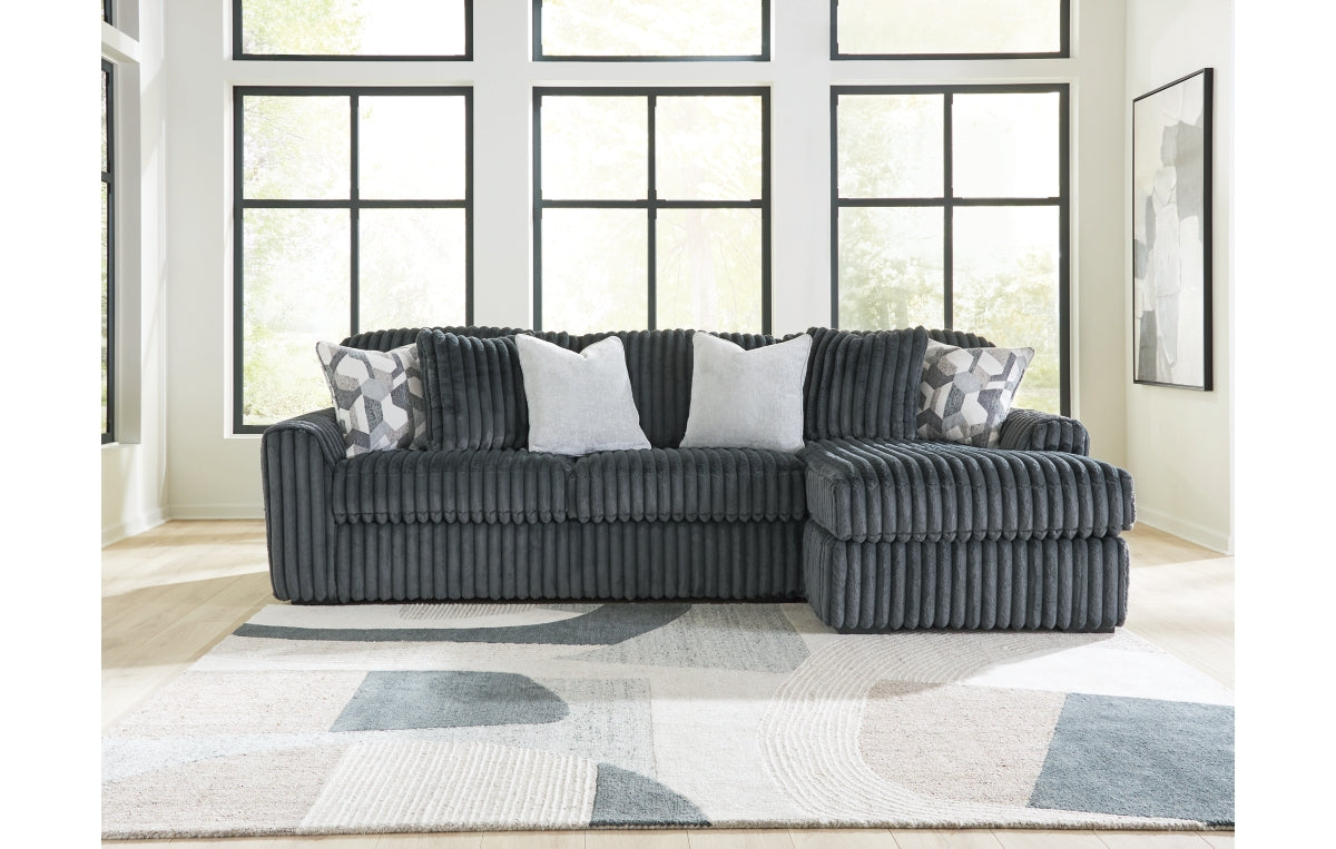 Midnight-Madness 2-Piece Sectional Sofa Chaise