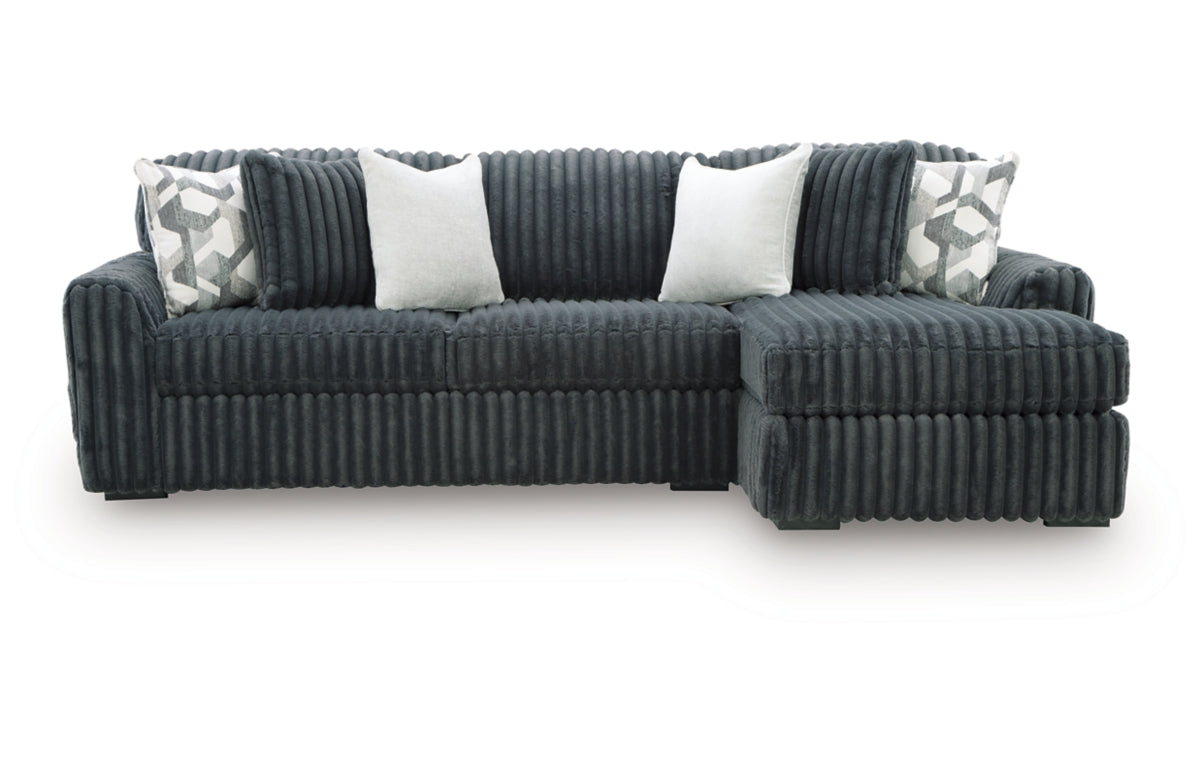 Midnight-Madness 2-Piece Sectional Sofa Chaise