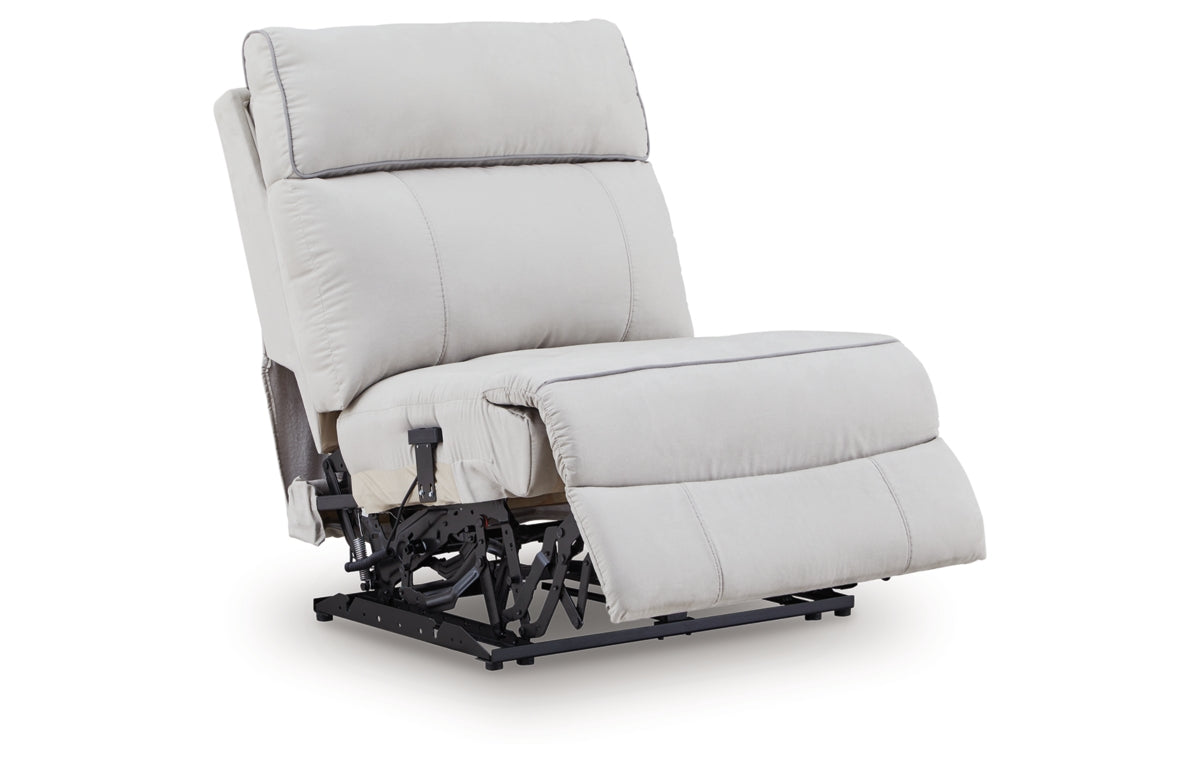 Social Pointe 7-Piece Reclining Sectional with Storage Consoles