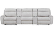 Social Pointe 5-Piece Power Reclining Sectional
