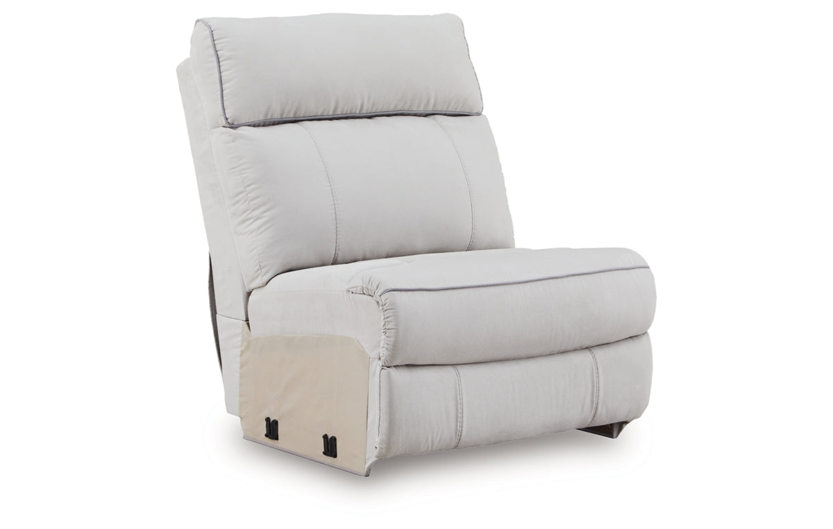 Social Pointe 7-Piece Reclining Sectional with Storage Consoles