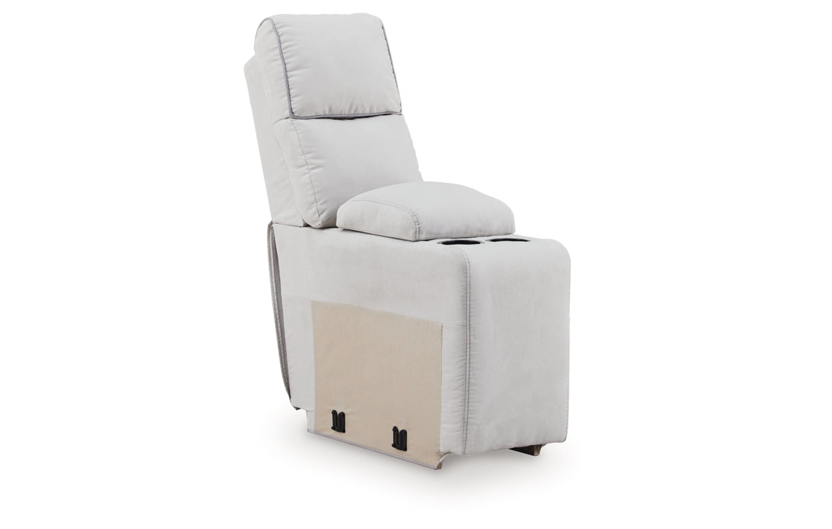 Social Pointe 7-Piece Reclining Sectional with Storage Consoles