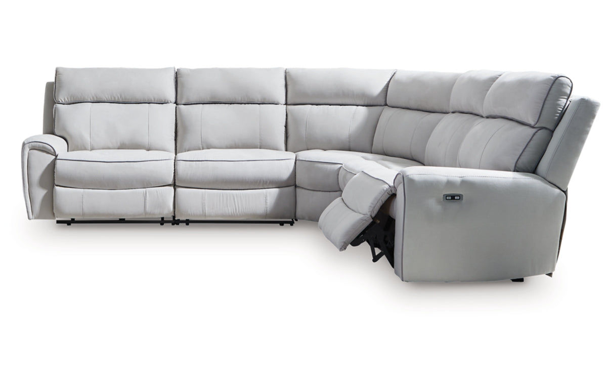 Social Pointe 5-Piece Power Reclining Sectional