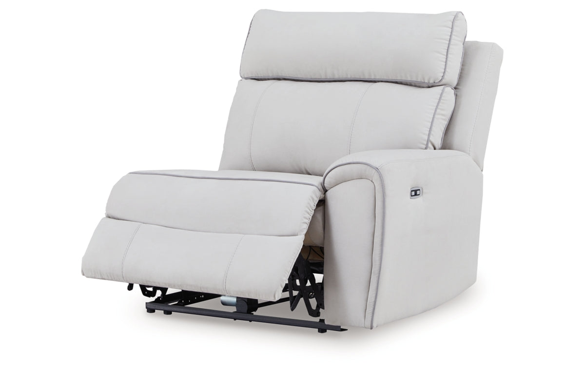 Social Pointe 5-Piece Reclining Sectional with Storage Consoles