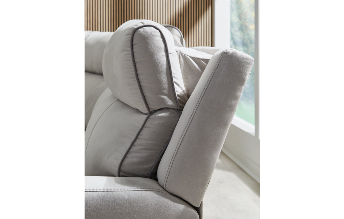 Social Pointe 6-Piece Reclining Sectional with Storage Console
