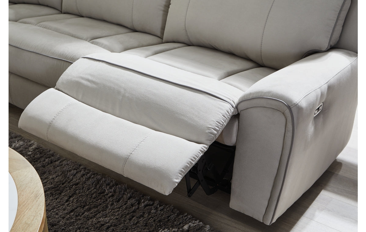 Social Pointe 6-Piece Power Reclining Sectional
