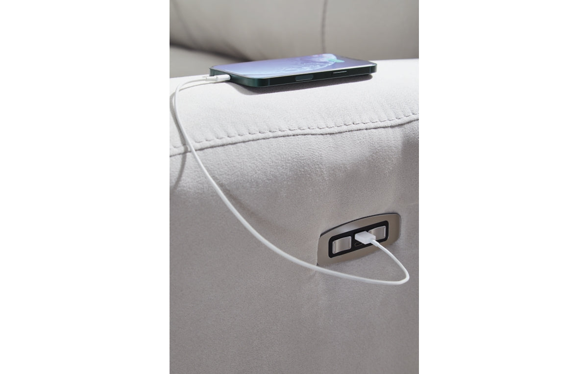 Social Pointe 3-Piece Power Reclining Sectional