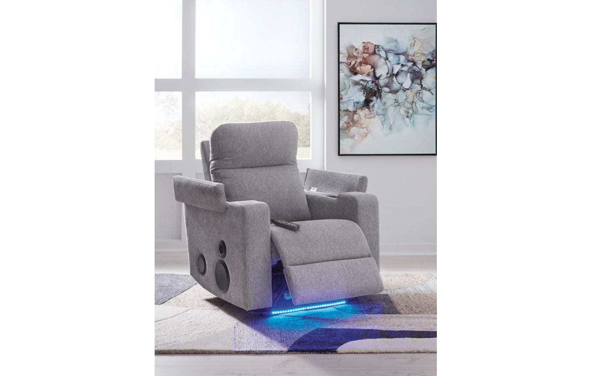 Pineland Power Glider Recliner with Audio System