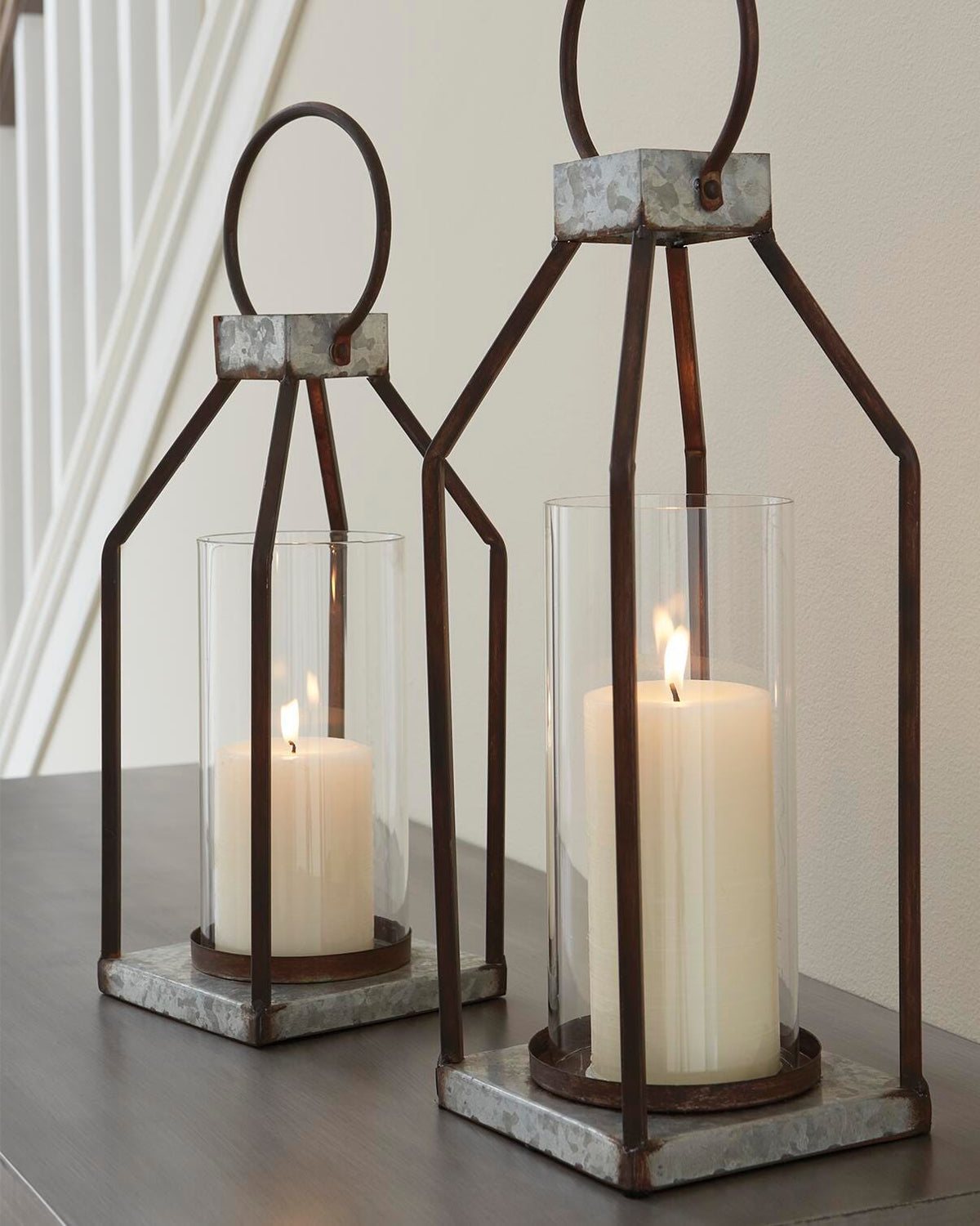 Diedrick Indoor/Outdoor Lantern (Set of 2)
